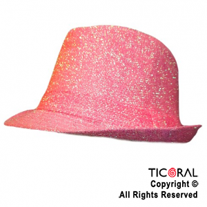 SOMBRERO TANGUERO FUNYI GLITTER ROSA X  1